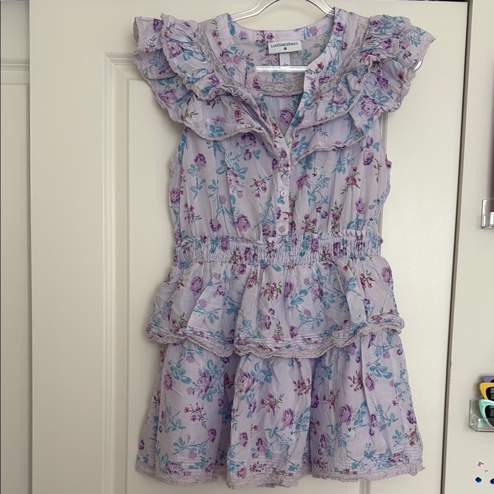 Loveshackfancy x target Floral Ruffle Dress size large